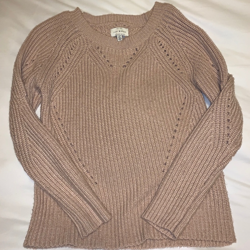 Light pink Lucky Brand Sweater
